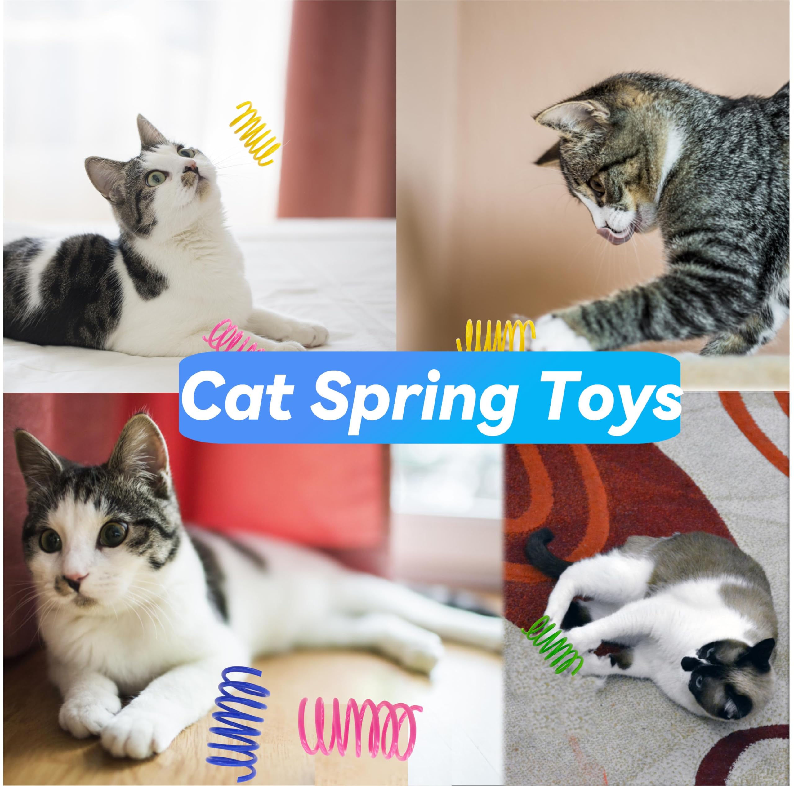 Ressort pour chat QUVOVID: mouvement rebondissant et exercice physique.