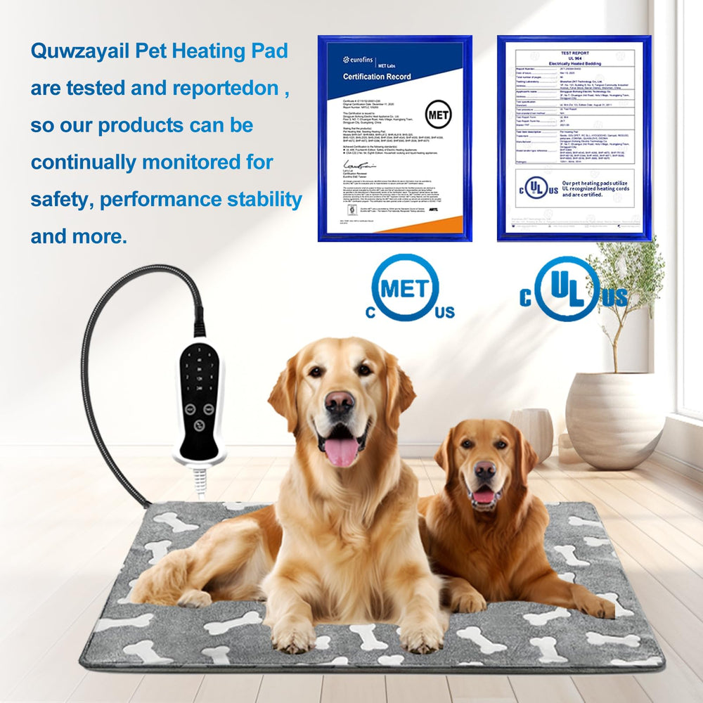 Extinction automatique et sécurité du coussin Chien Quwzayail.