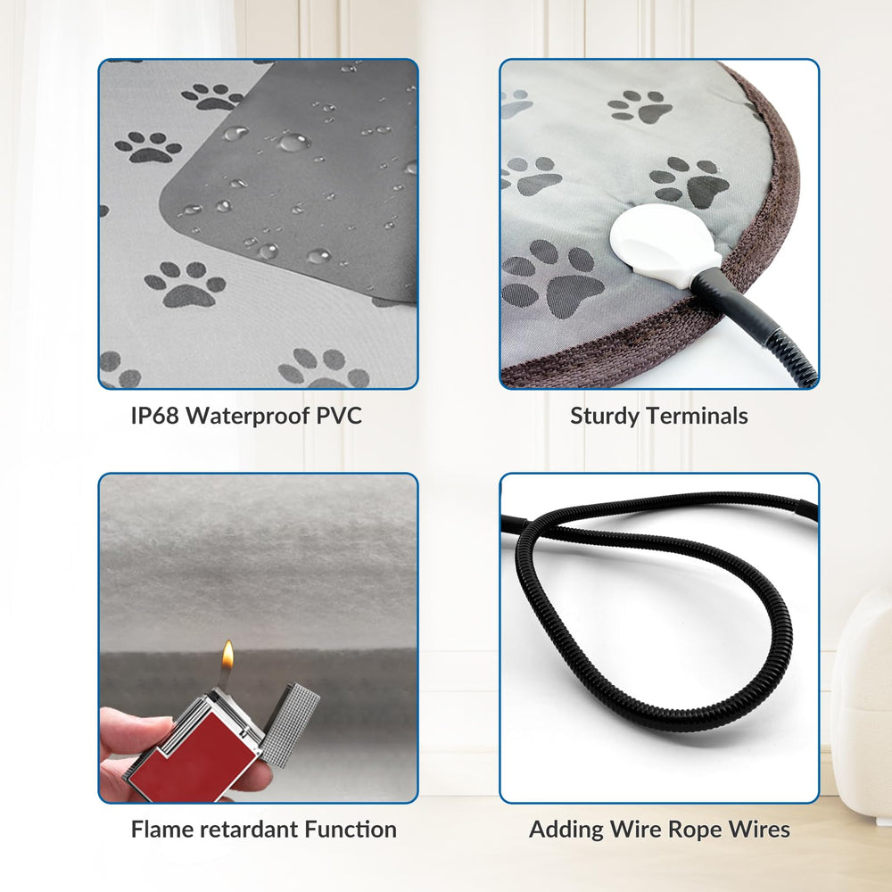 Housse douce amovible et lavable pour chien.