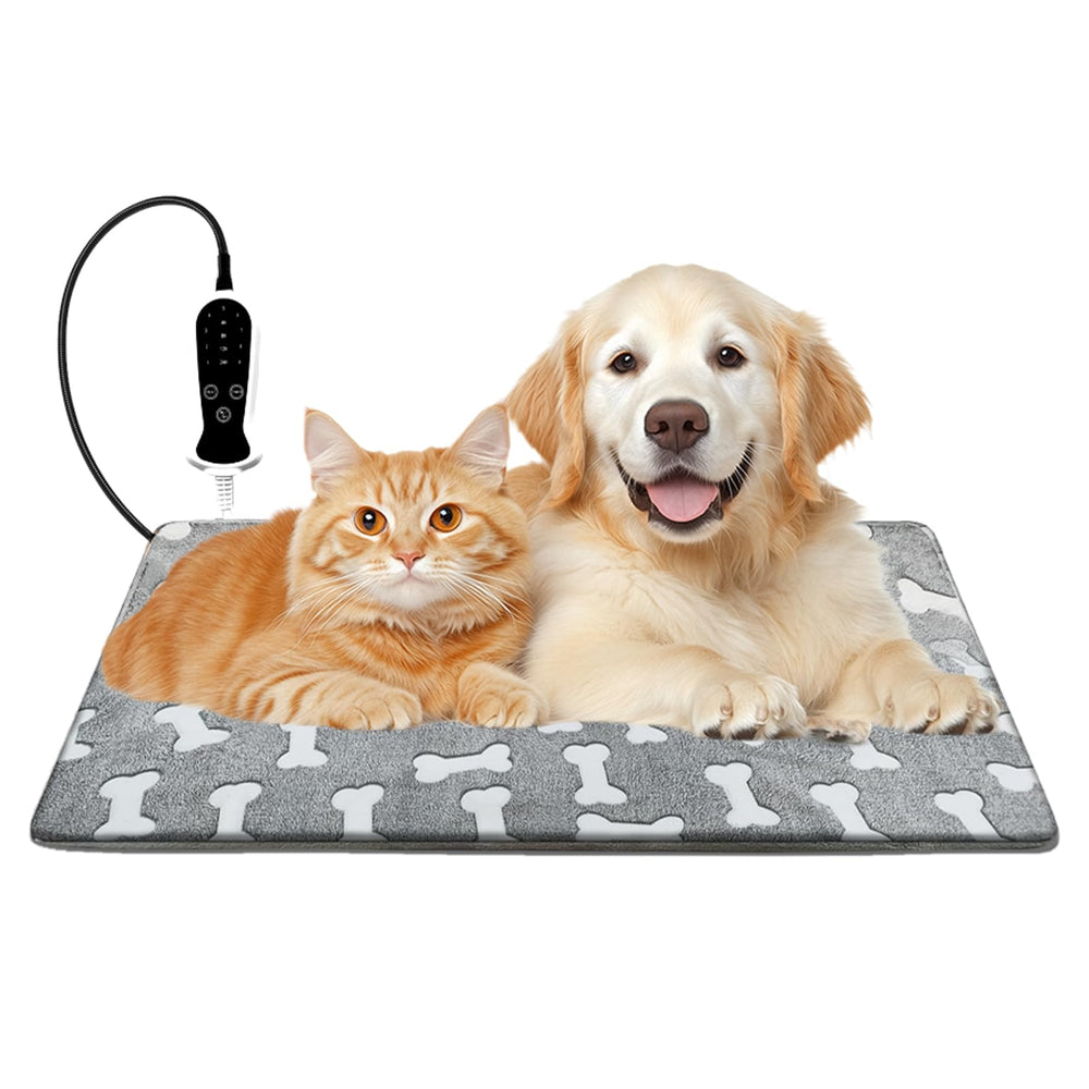 Quwzayail tapis-chauffant pour chien extra-large chaleur douce et durable