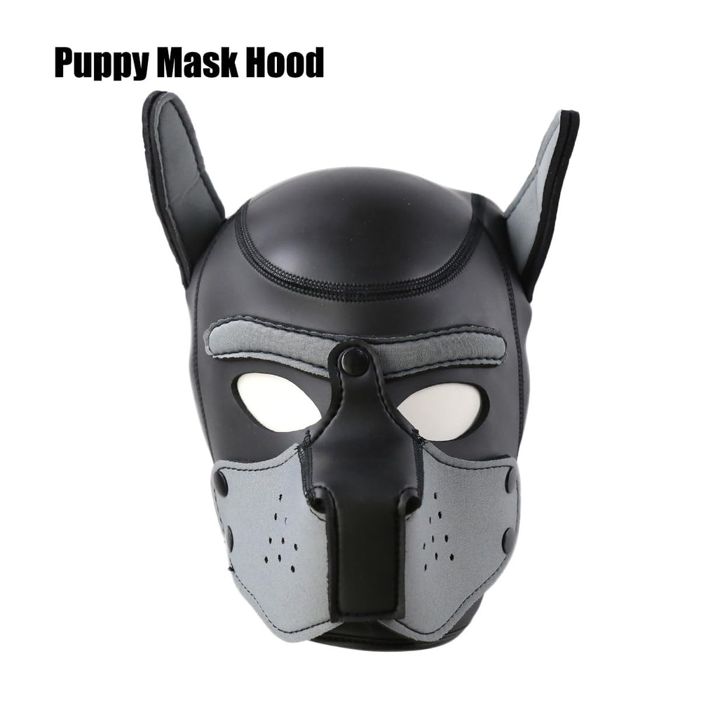 QUYUWOWO masque chien costume halloween, idéal pour fêtes déguisées