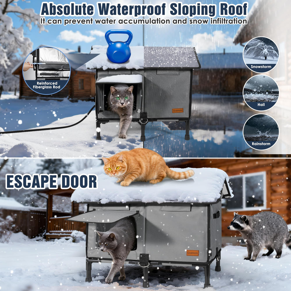 Qvamodo auvent anti-vent bloque le souffle et le froid.