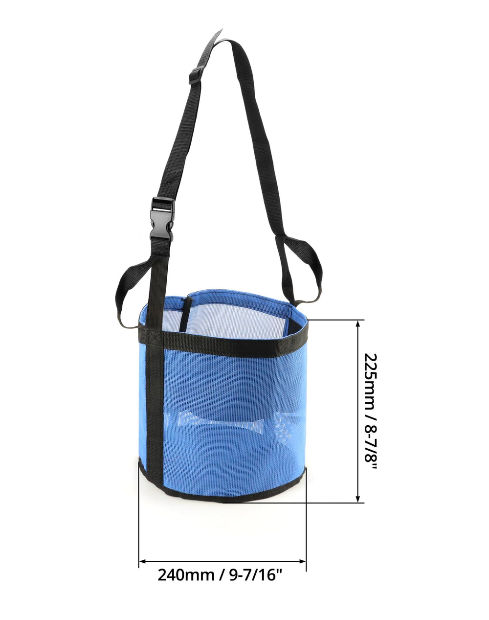 Utilisation pratique en déplacement avec le sac d'alimentation cheval QWORK.