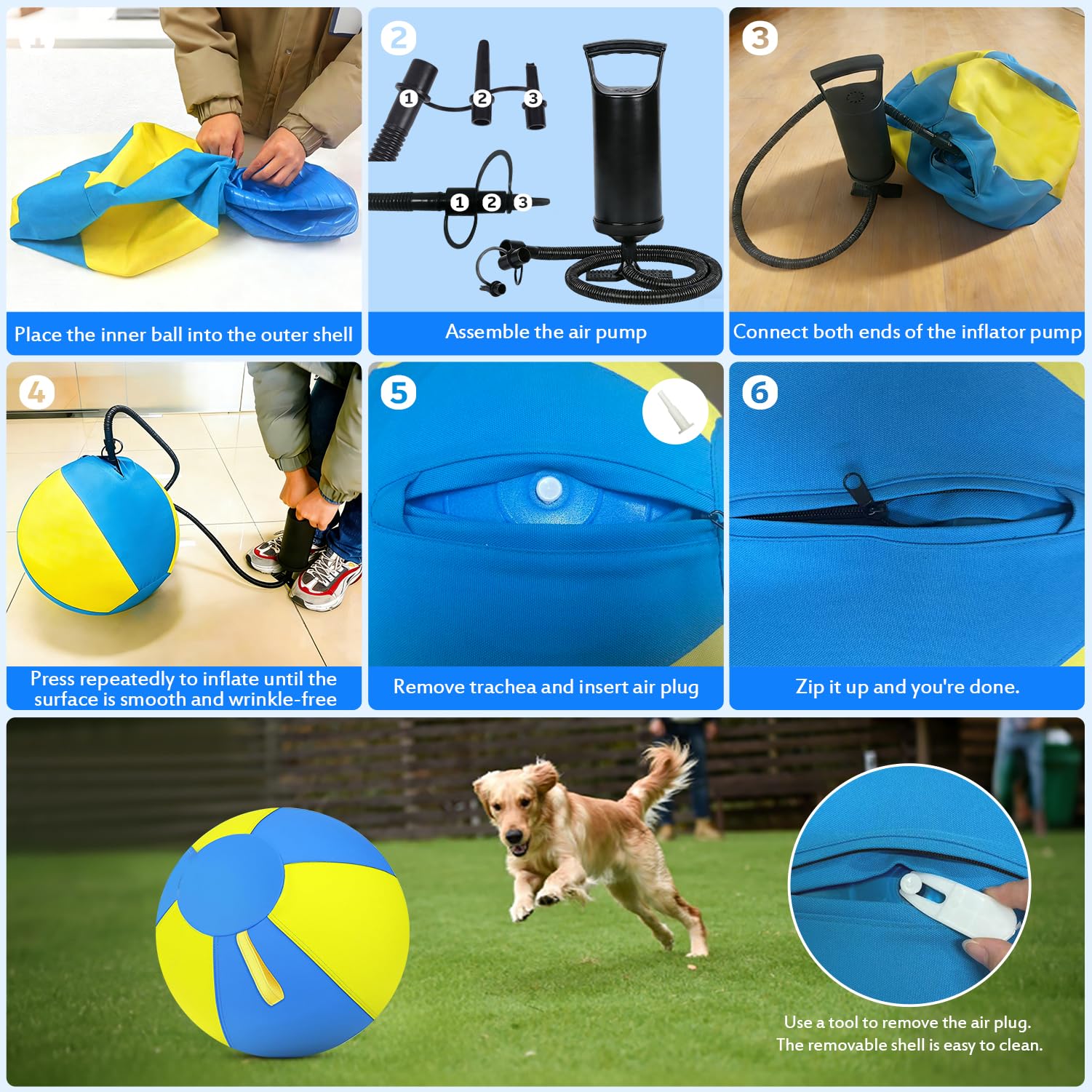 QWV ballon robuste, idéal pour l’exercice et l’agilité en extérieur.