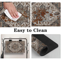 Tapis antidérapant QXWREL – socle stable, pas de déplacement.
