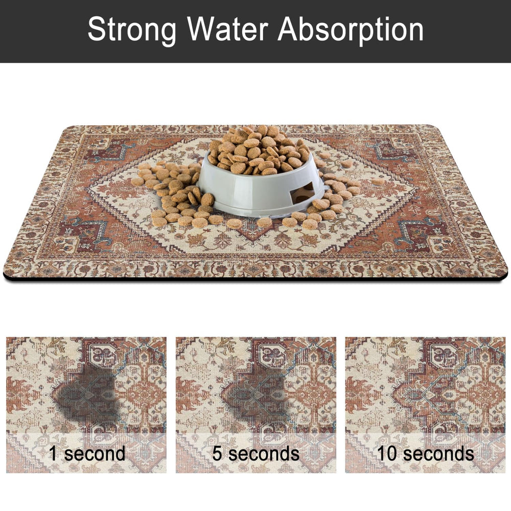 Tapis QXWREL 16x24 pouces, surface généreuse pour aliments et boissons.