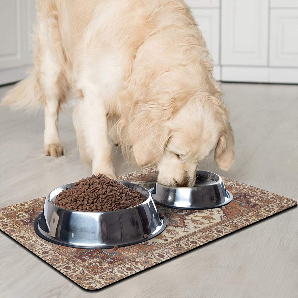 Tapis QXWREL anti-glisse, stabilité des gamelles pendant les repas.