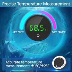 QZQ thermometre aquarium plage 0-60C precision 0-18C