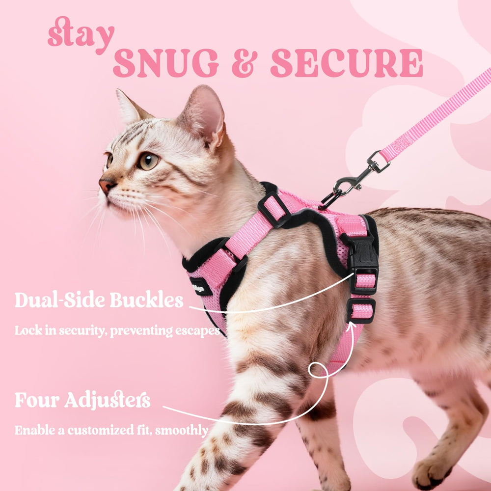 Fermetures doubles Rabbitgoo rose pour un ajustement fiable.
