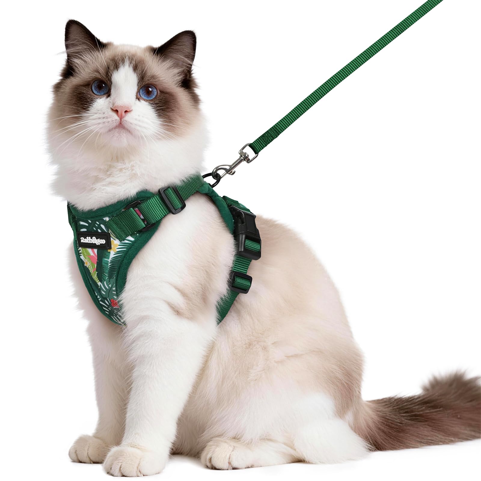 Harnais Rabbitgoo anti-sortie pour chat, sécurité renforcée pour les sorties