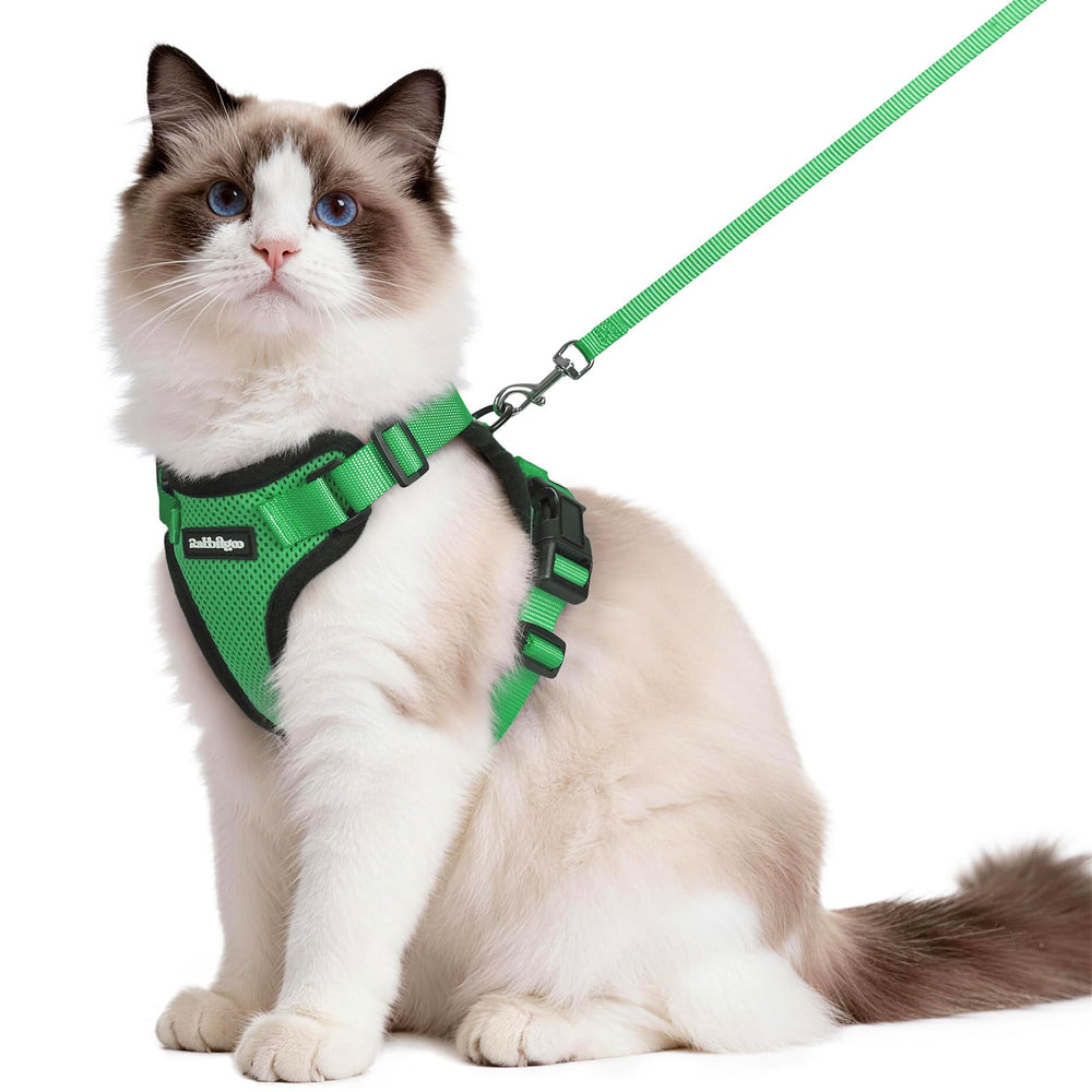 Harnais Rabbitgoo confort respirant pour les promenades des chats.