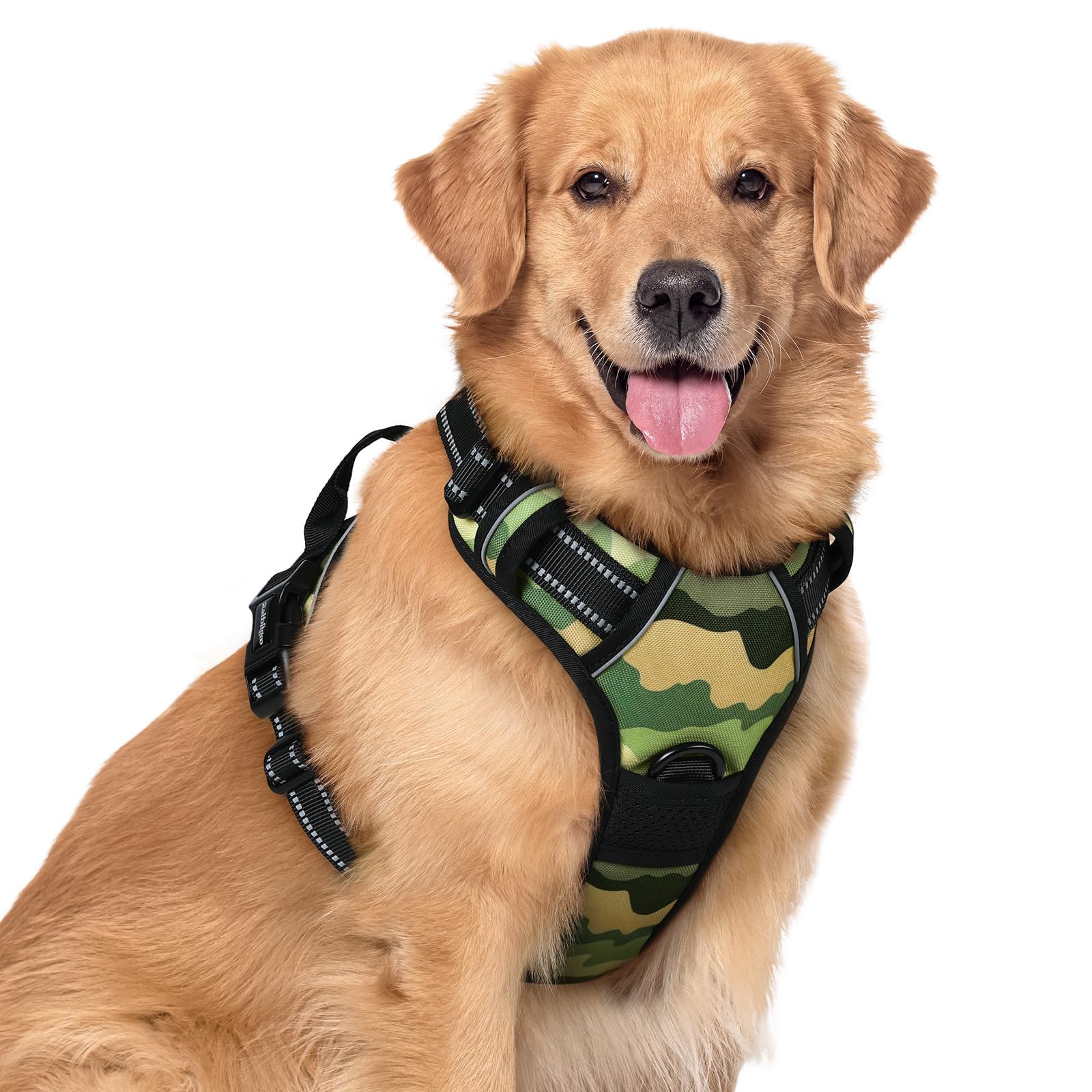 Harnais Rabbitgoo Green Mountain, vue avant, confort durable pour promenades