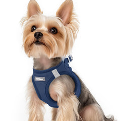 Harnais rabbitgoo-mesh-doux pour petit chien, confort lors des balades.