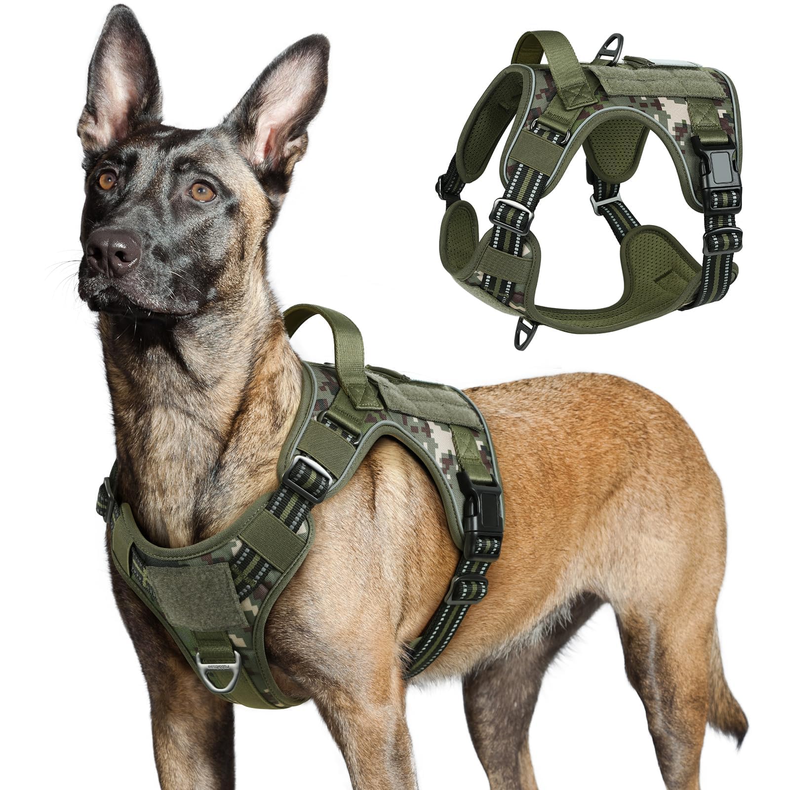 Harnais Rabbitgoo avec poignée integree pour un controle secur lors des sorties