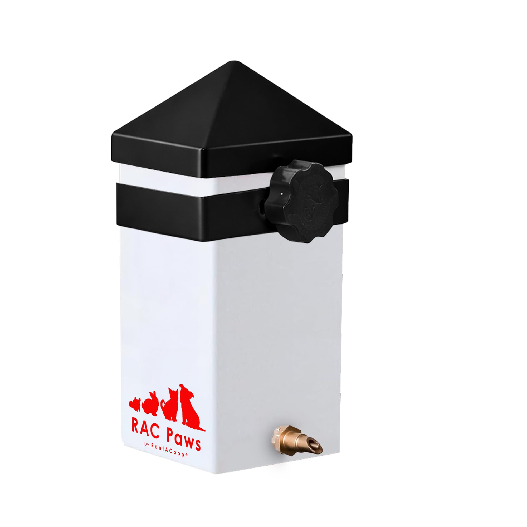 RAC Paws abreuvoir 1 L avec bec en laiton sans goutte pour petits animaux