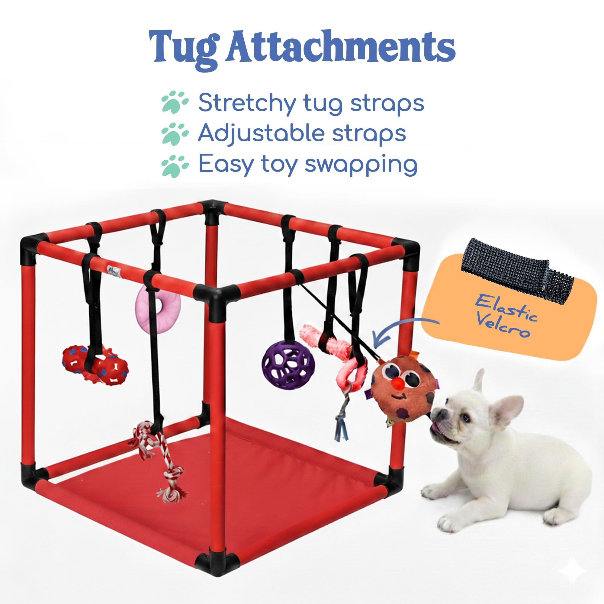Race&Herd 8 jouets interactifs chiots – stimulation mentale et physique intégrée.
