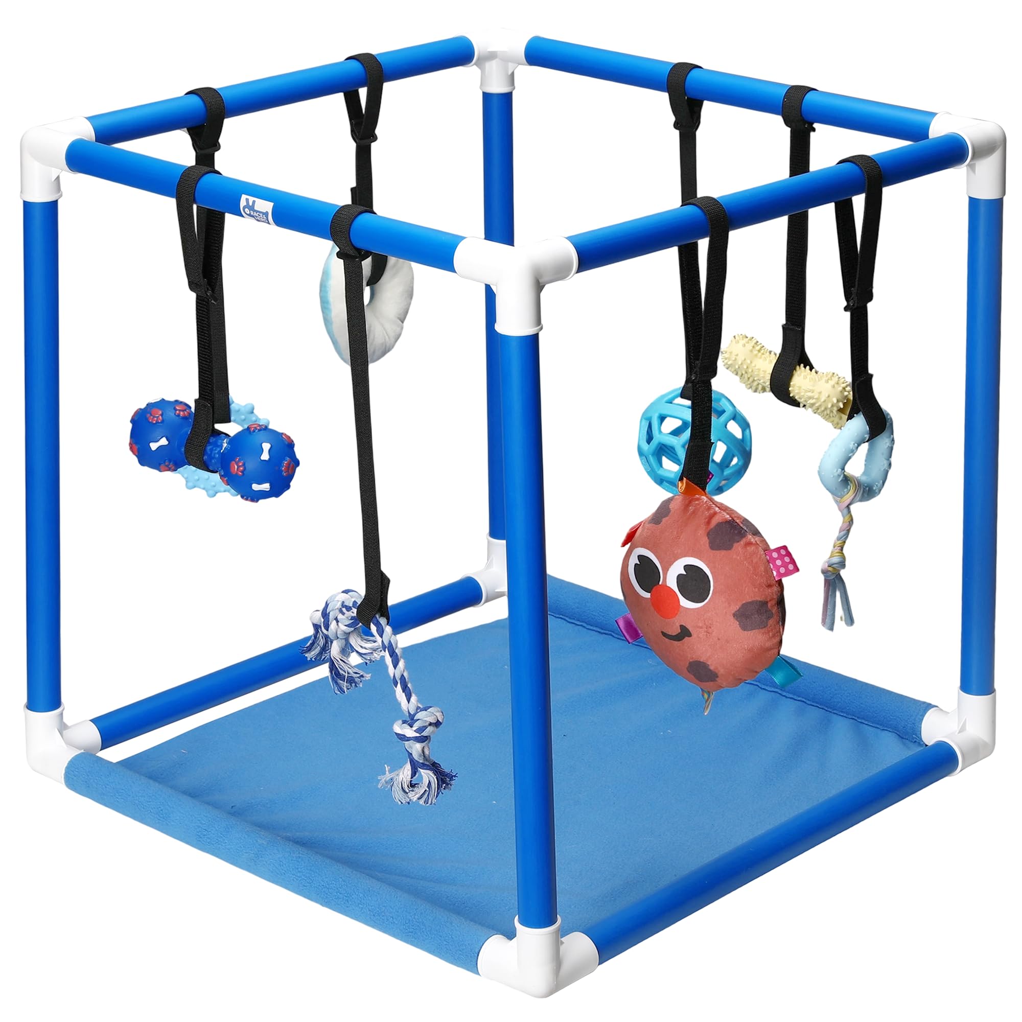 Race&Herd cadre durable pour chiot avec tapis amovible pour jeux durables.