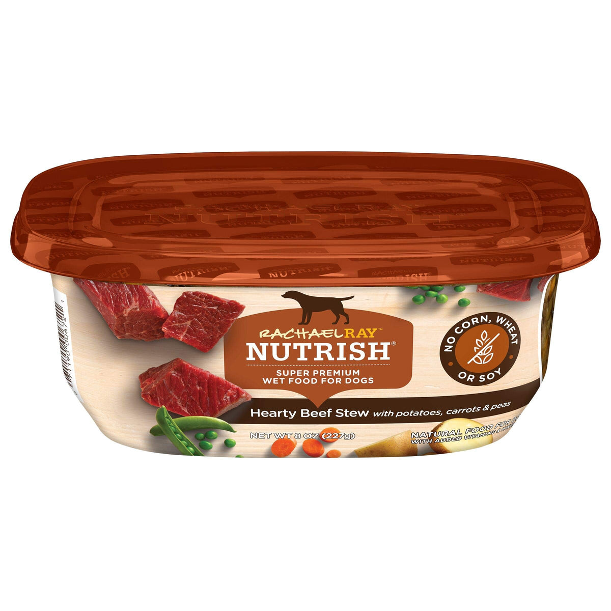 Rachael Ray Nutrish ragout boeuf, gros morceaux dans une sauce réconfortante pour chien.