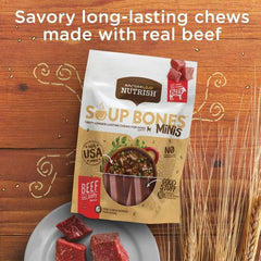 Rachael Ray Nutrish Soup Bones Minis emballage visible, sachet pratique