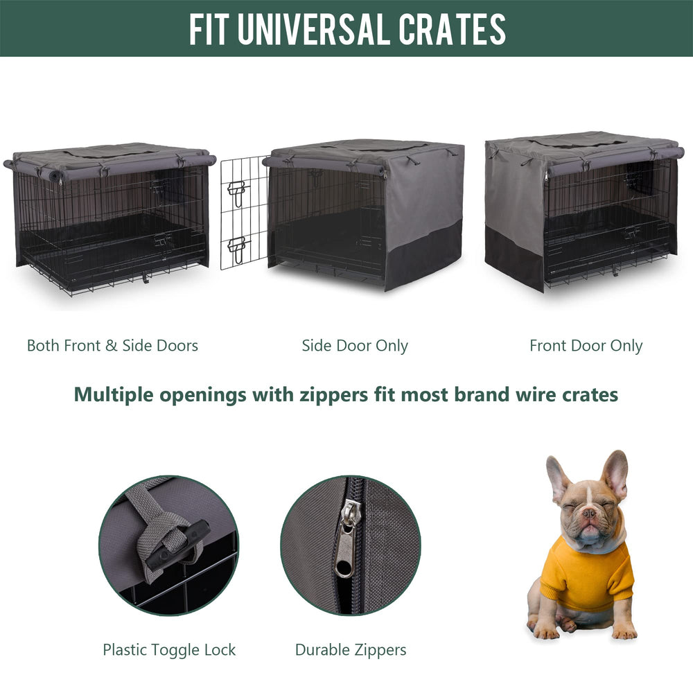 Rachmi Cache-Caisse Chien 42 Pouces—installation rapide sans déranger le chien