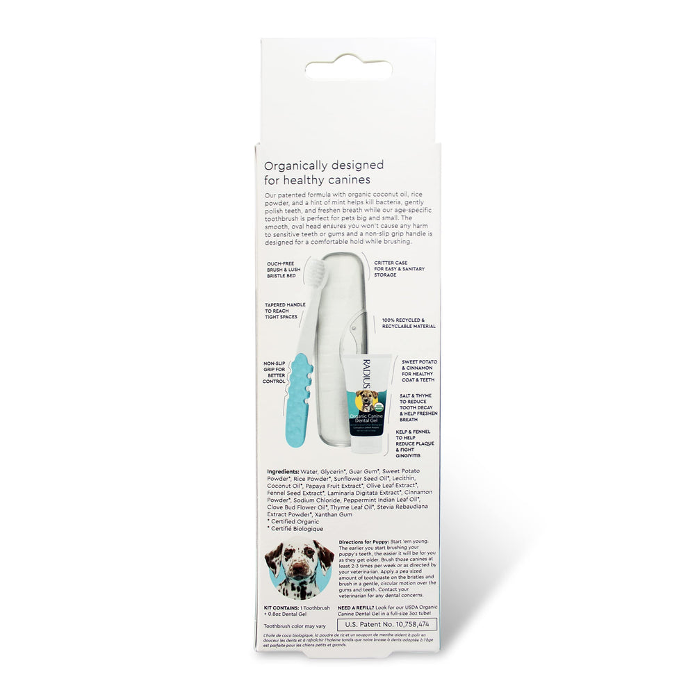 RADIUS kit chiot emballage pratique conforme à la TSA