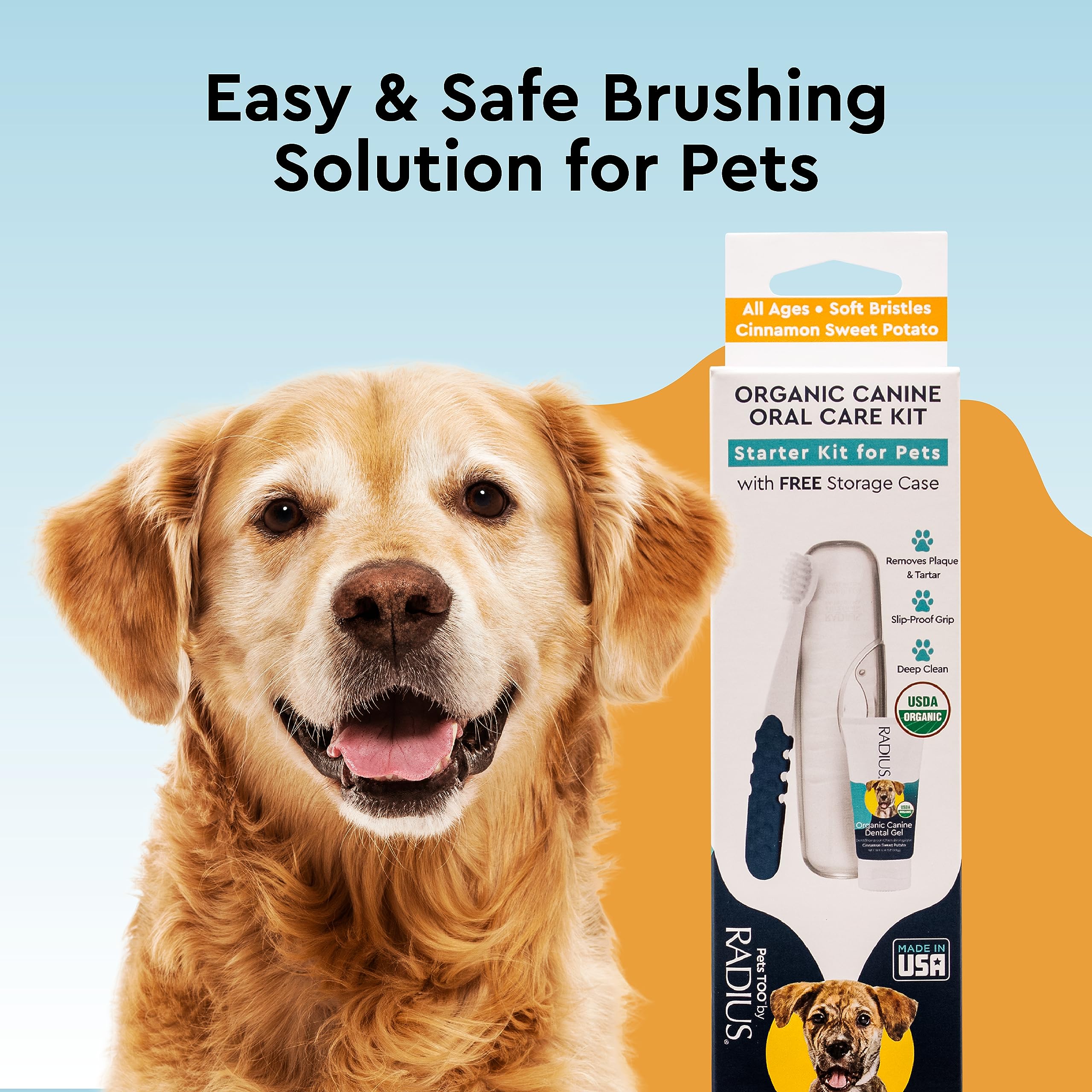 RADIUS solution dentaire sans produits chimiques pour chiot