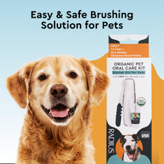 Dentifrice pour chien Radius 0,8 oz, aide à rafraîchir l’haleine.