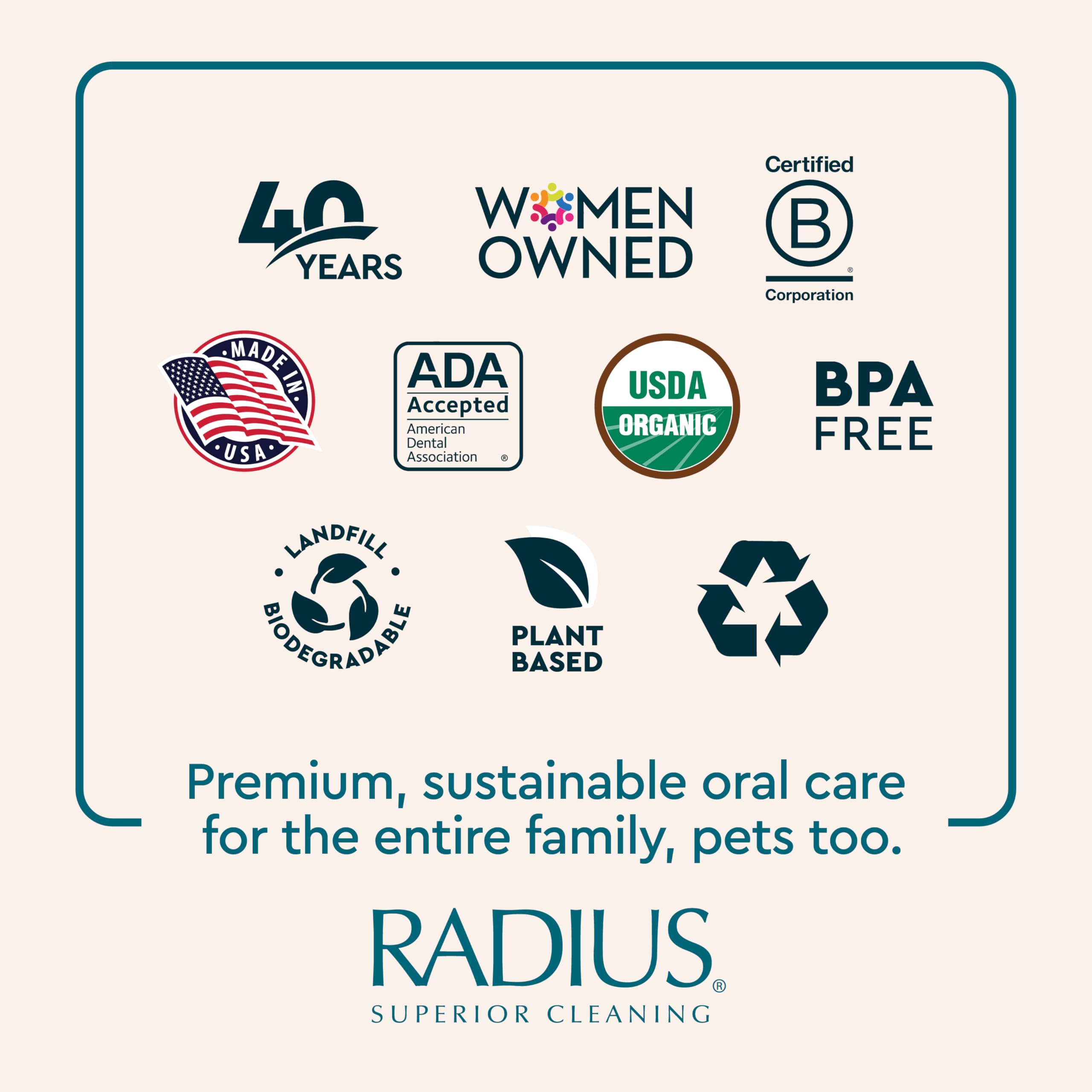 RADIUS dentifrice chien sans fluor pour une option douce