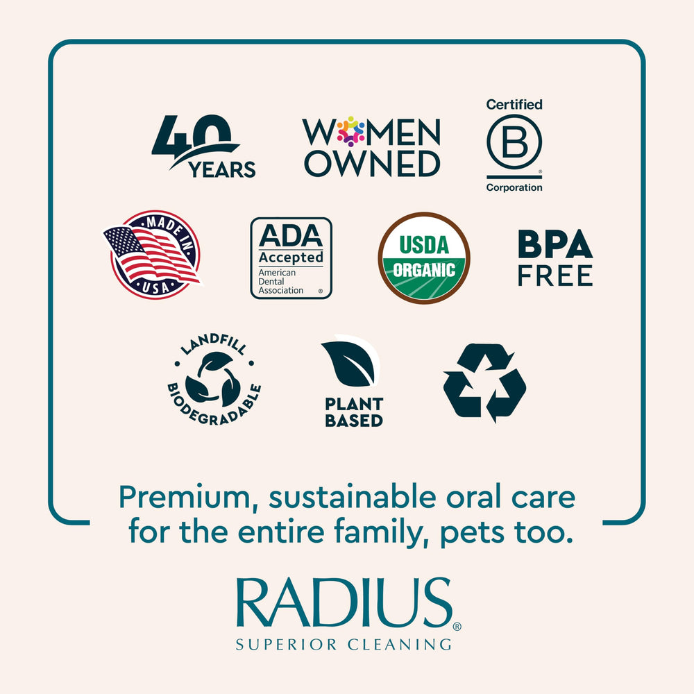 RADIUS dentifrice chien sans fluor pour une option douce