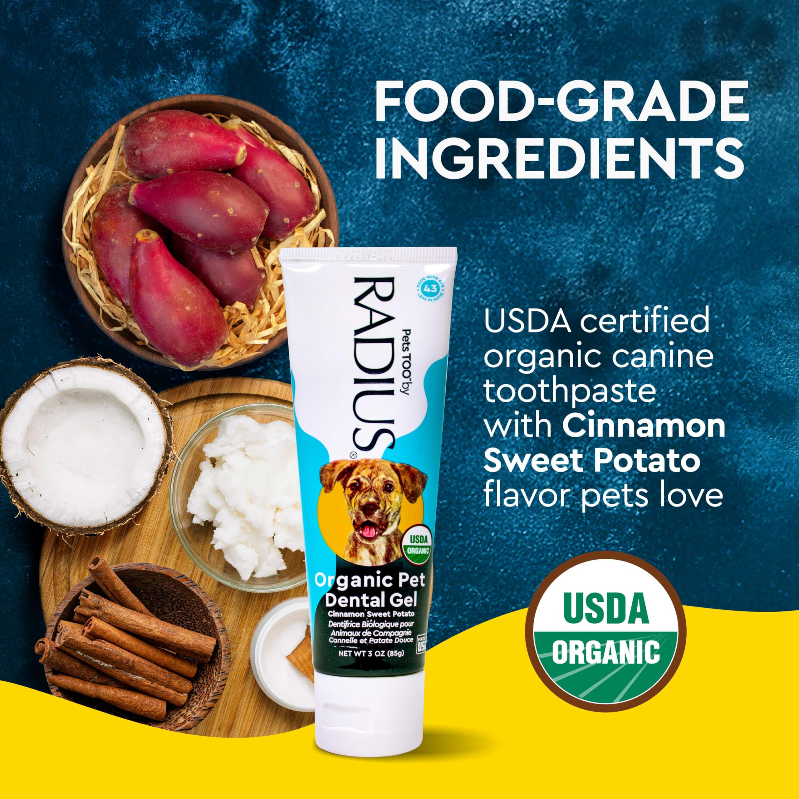 RADIUS dentifrice sans xylitol pour chien