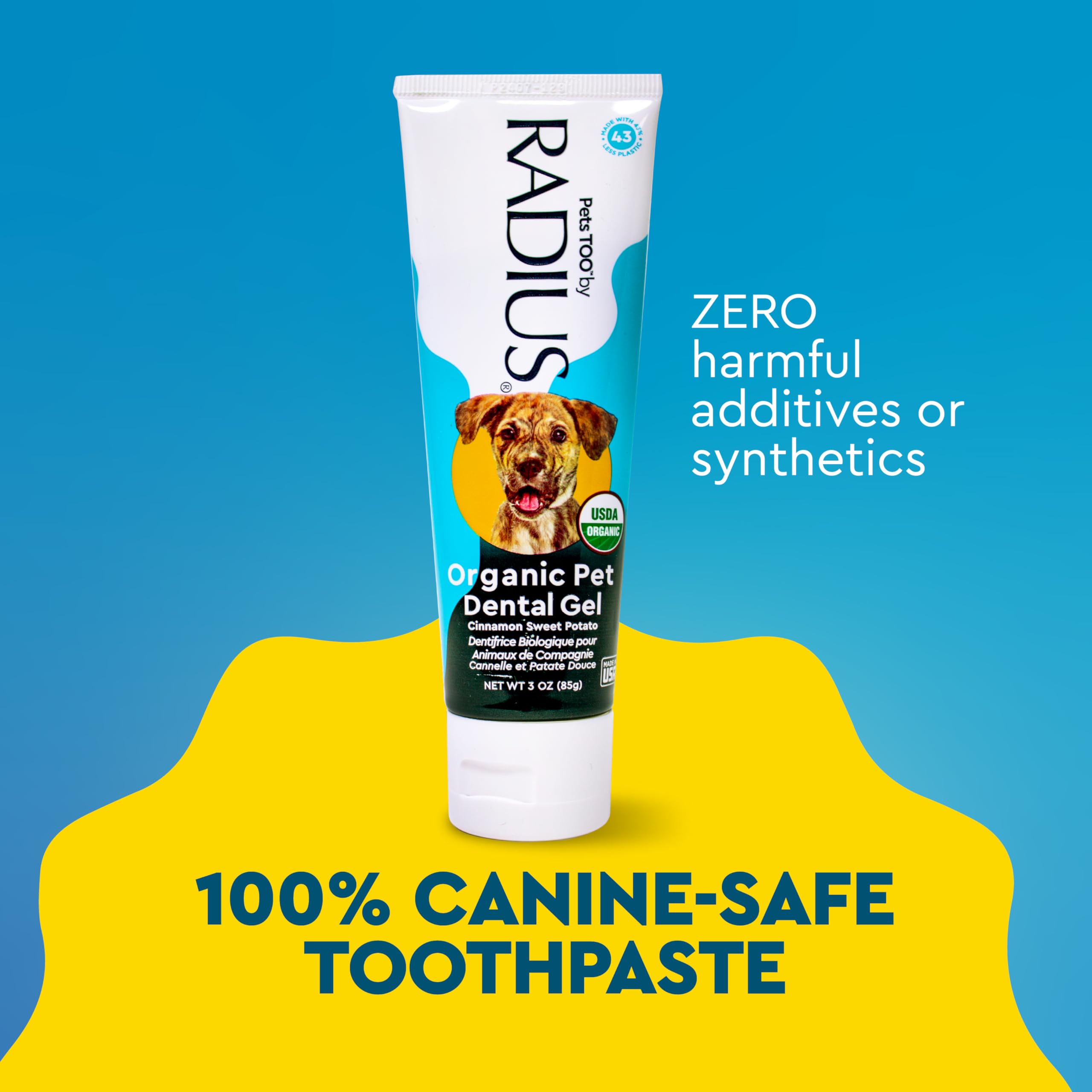 Radius kit soin dentaire chien haleine fraîche et pratique