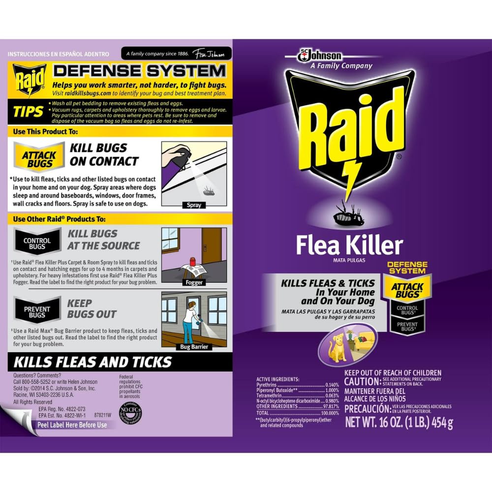 Raid Puces Plus – Application sur canapés et meubles rembourrés