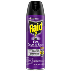 Raid Éliminateur Puces pulvérisateur: outil pratique pour traiter les zones infestées dans la maison.