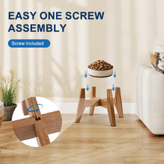 RAINBLELAND: support en acacia, design naturel et esthéti-compatible.