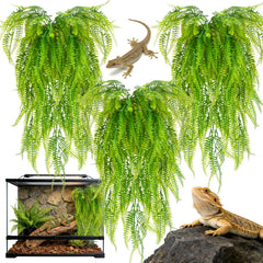 RAINFLOW plantes artificielles terrarium – décor naturel offrant ombre et cache