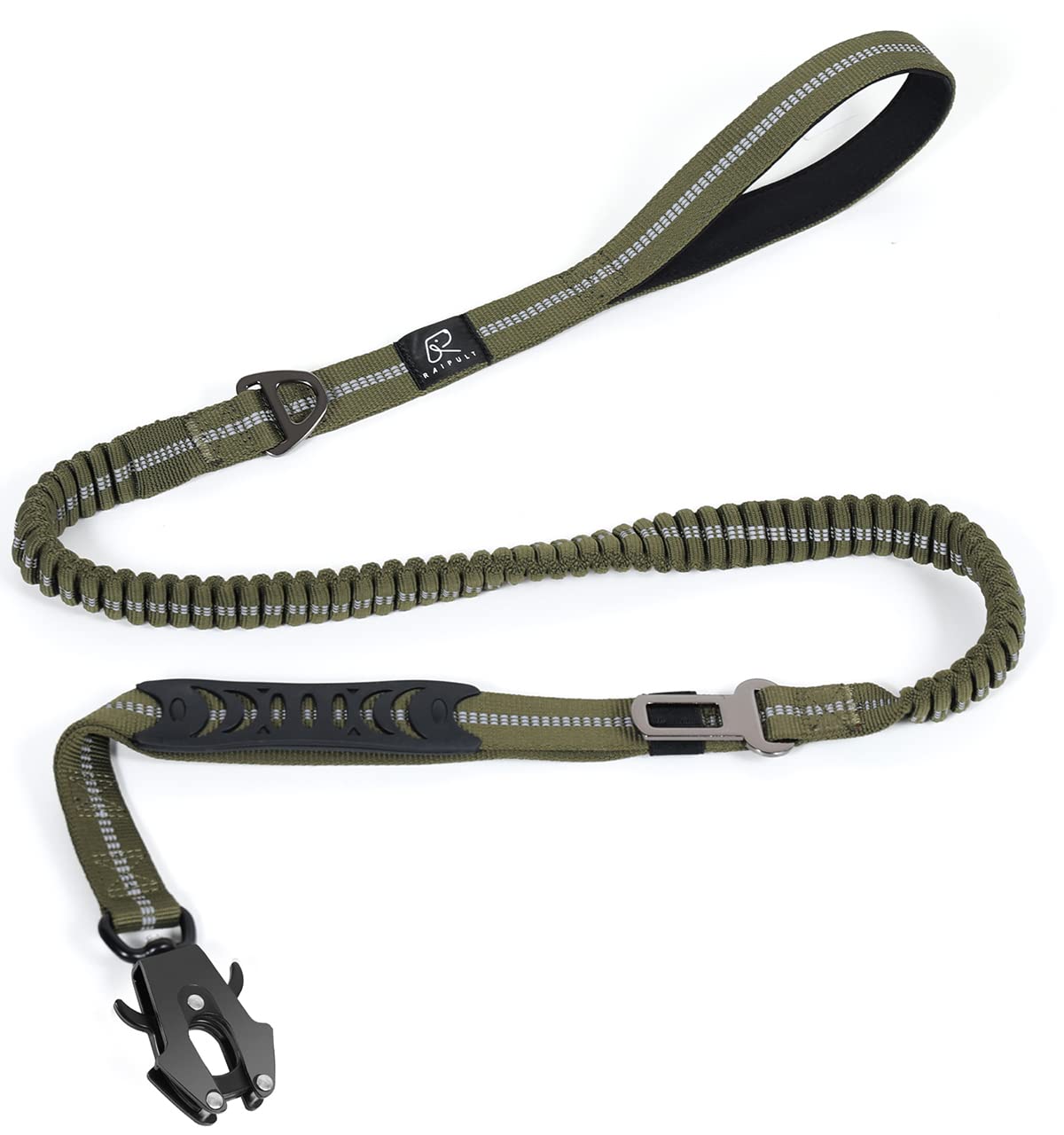 Raipult Laisse Tactique Clip Grenouille: clip rapide résistant pour promenades sécurisées.