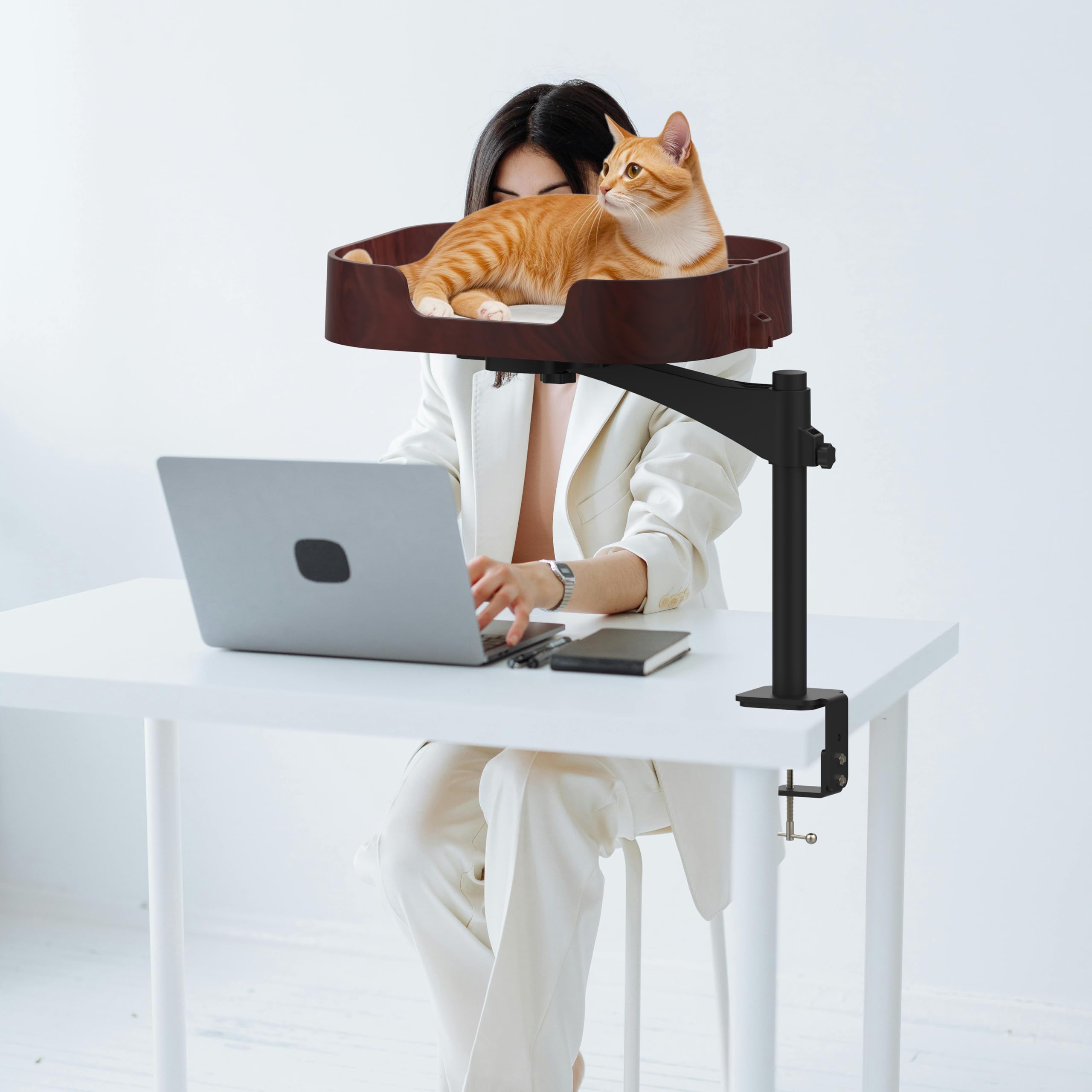 RAKEMETE Utilisation bureau et maison pour garder chat proche sans bruit