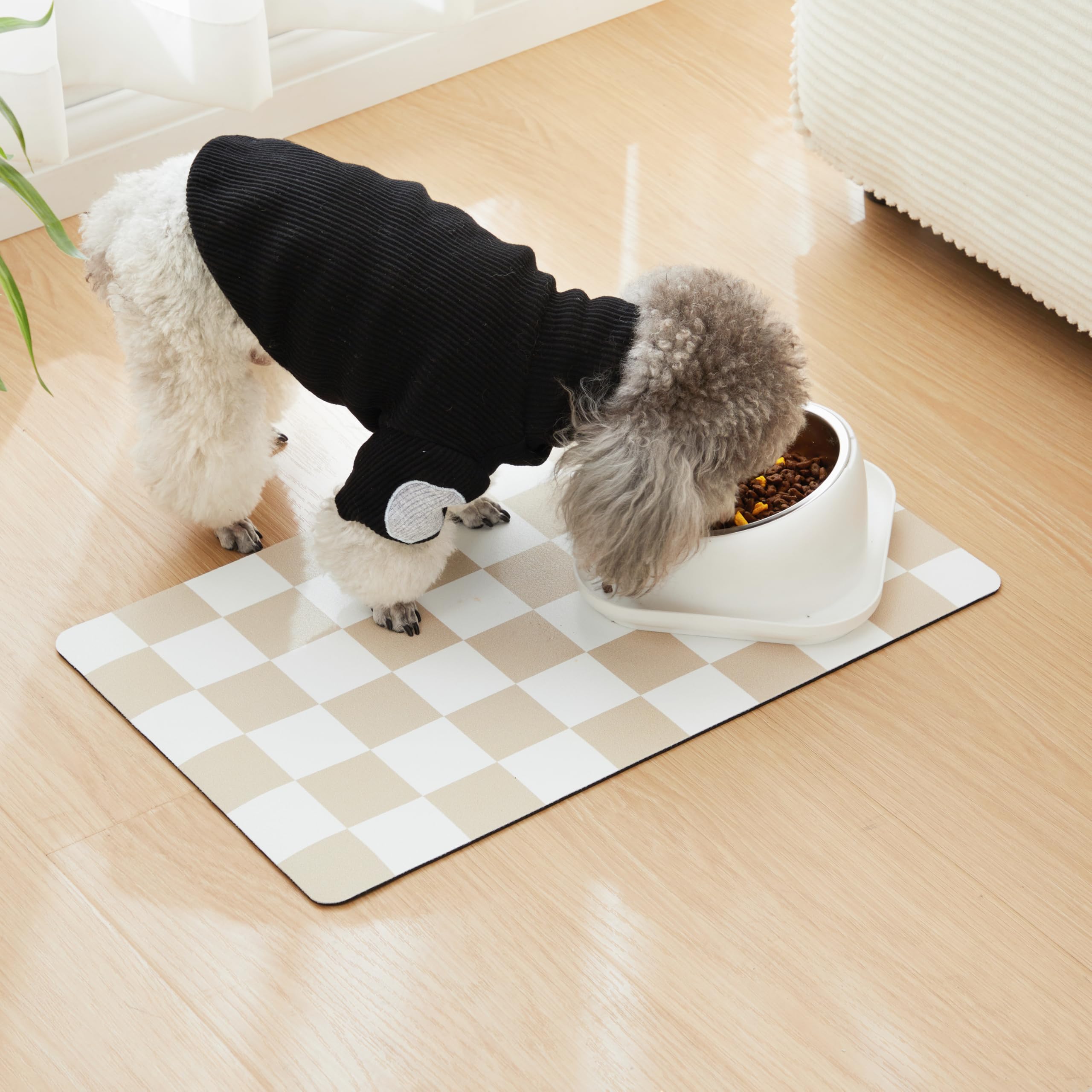 Ralxion tapis polyvalent, accueille bols et distributeurs