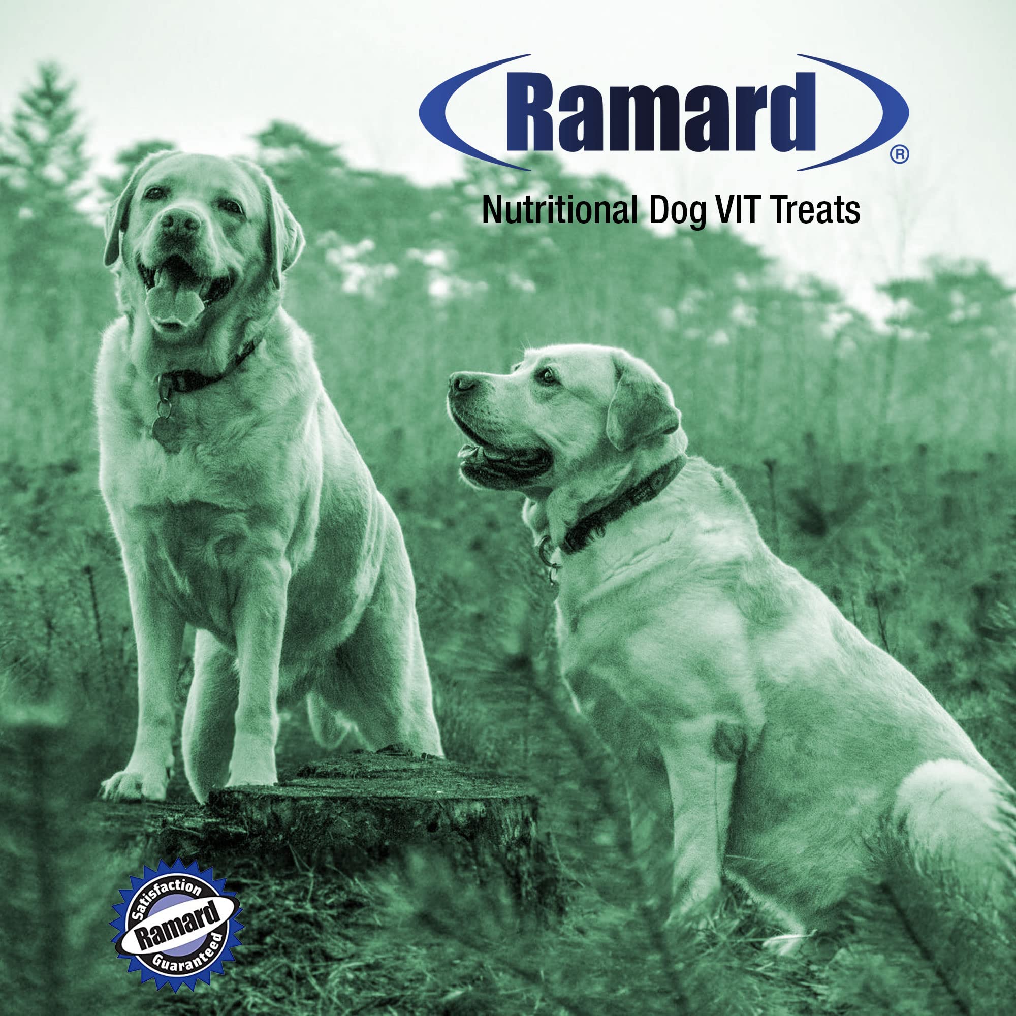 Ramard Total Canine Relief; usage quotidien facile et bouchées savoureuses.