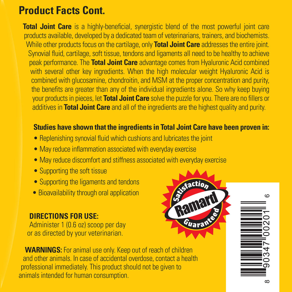 Ramard Total Joint Care – chondroïtine sulfate pour la flexibilité des articulations.