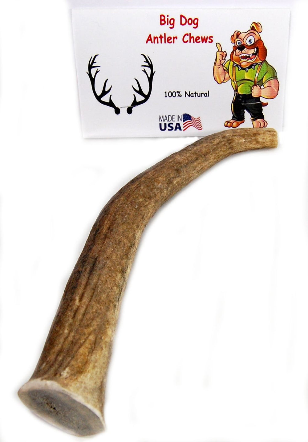 Big Dog Antler Chews ramure wapiti fabriquée aux ETATS-UNIS pour qualité et traçabilité