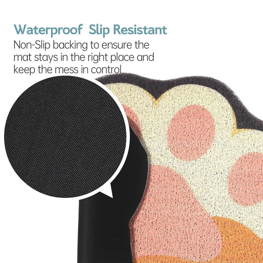 Tapis Litiere Antiderapant par Rarenut: base stable pour éviter les glissades.