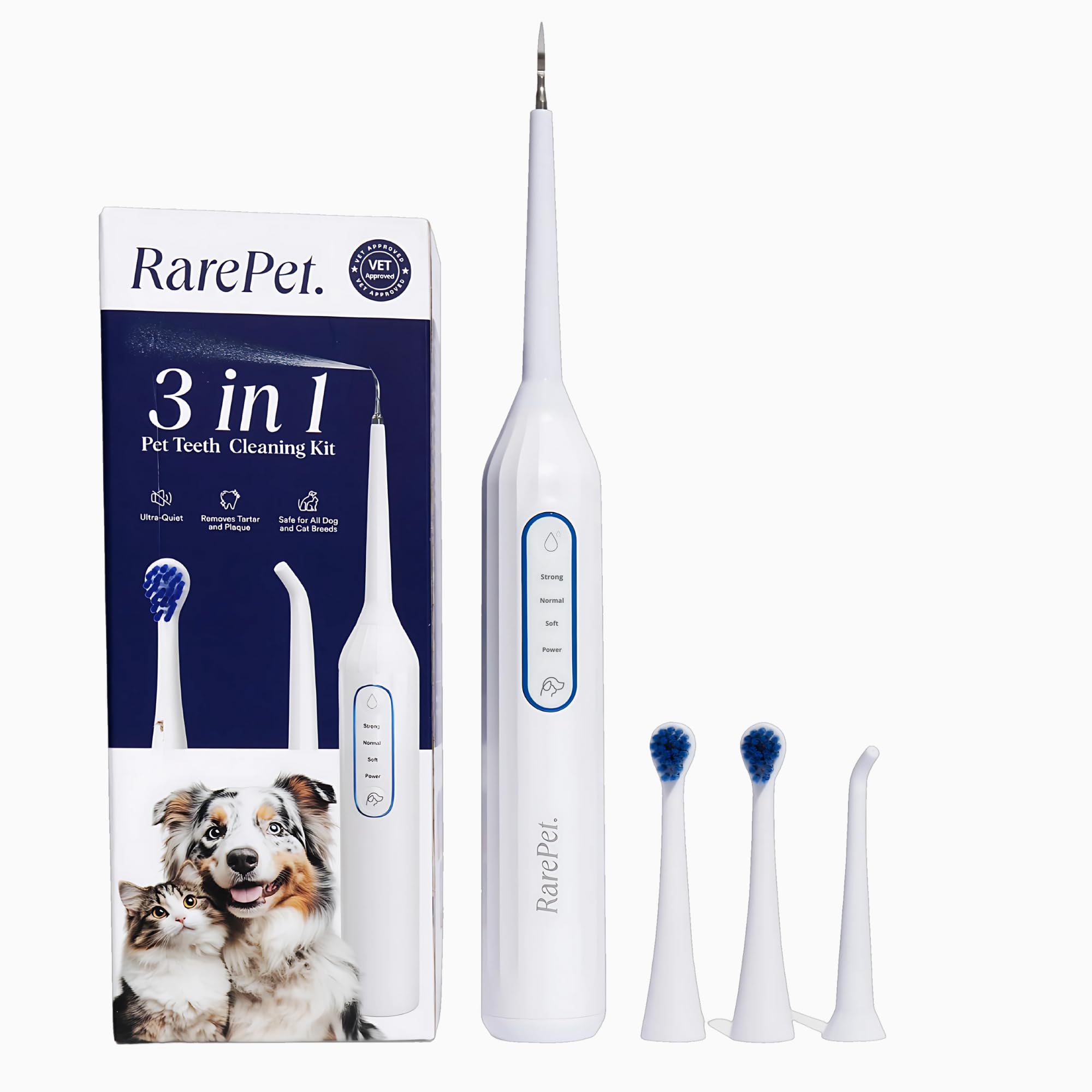RarePet Canivet Silent Sonic: nettoyage doux de la plaque et tartre.