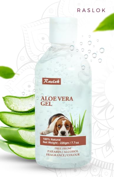 Raslok Aloe Vera — protège les coupures et égratignures mineures du chien