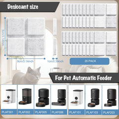 Sachets dessiccants Rastalola compatibles avec distributeur Petlibro dans votre intérieur.