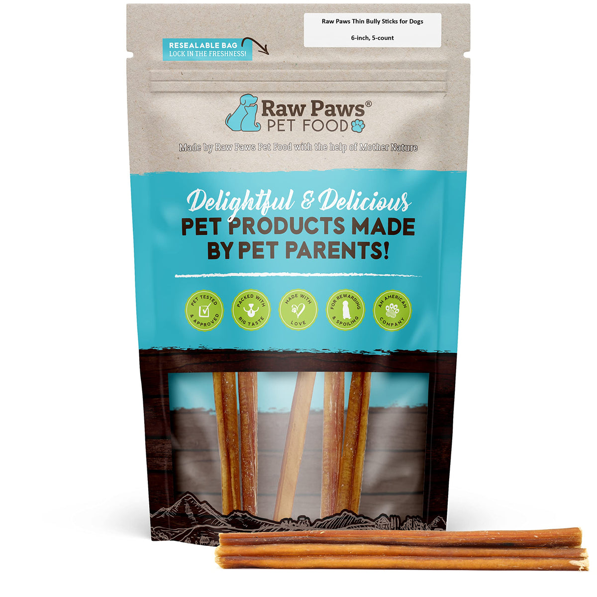 Raw Paws Bâtonnets de bœuf emballage: alternative naturelle pour chiots