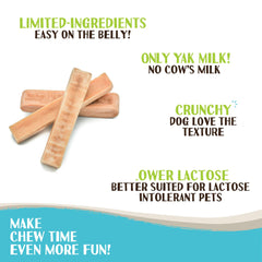 Raw Paws os yak Himalayen pour chien — texture dure pour une mastication prolongée