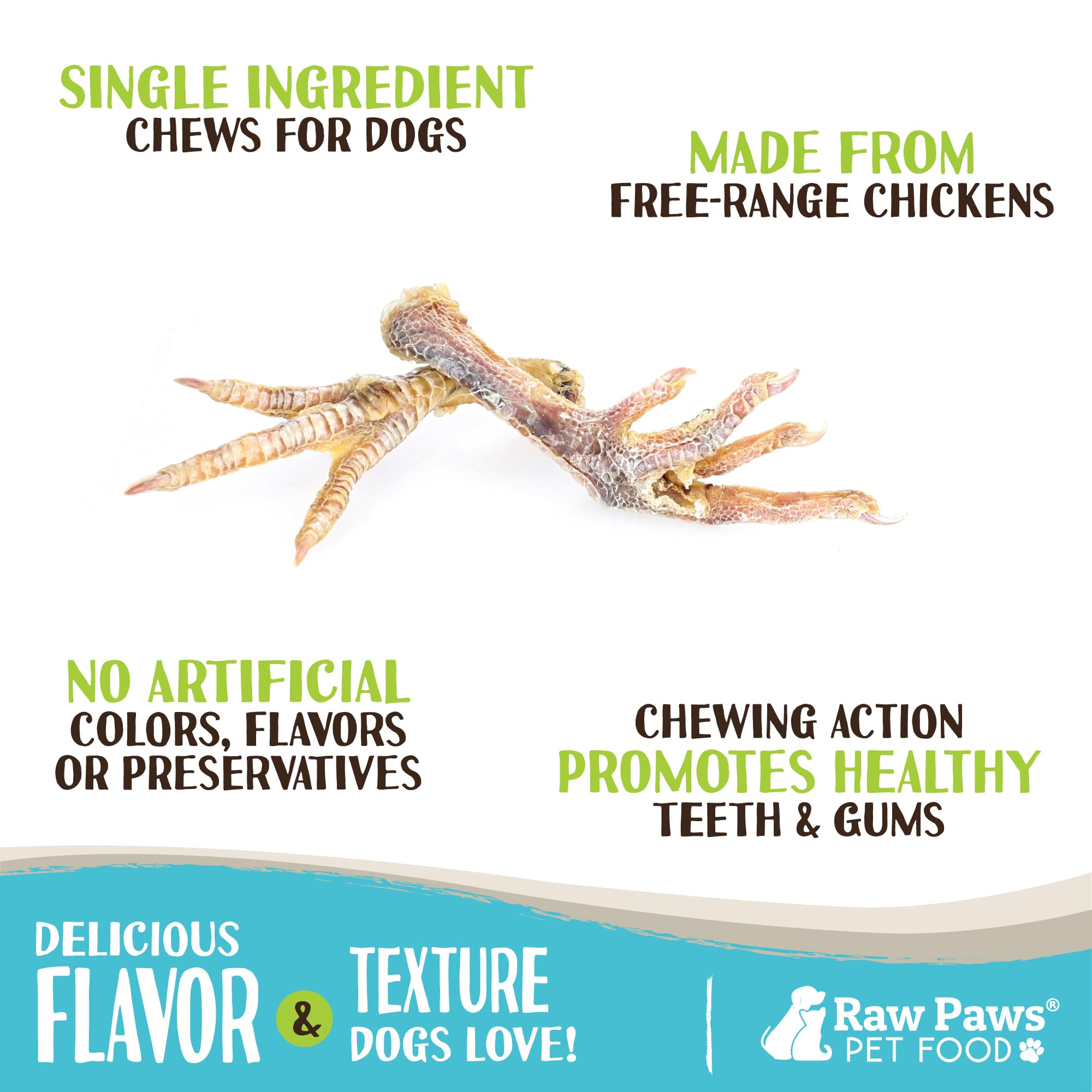 Friandise Raw Paws avec soutien articulations et glucosamine pour chien.