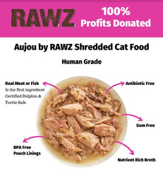 Rawz Aujou texture cremeuse thon-saumon, expérience gourmande.