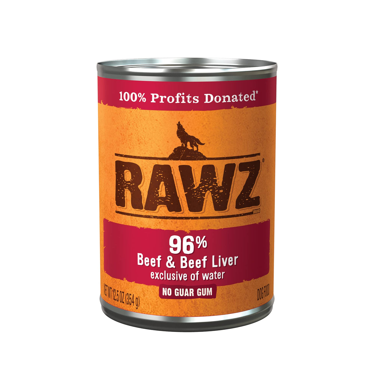Rawz boîtes humides au boeuf et foie de boeuf, option généreuse pour le repas quotidien des chiens.